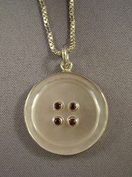 Button pendant necklace from The Rock and Hammer